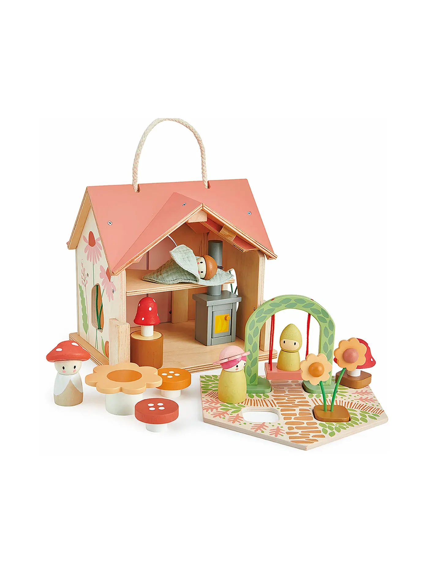 TENDER LEAF TOYS | Puppenhaus Villa Rose | 
